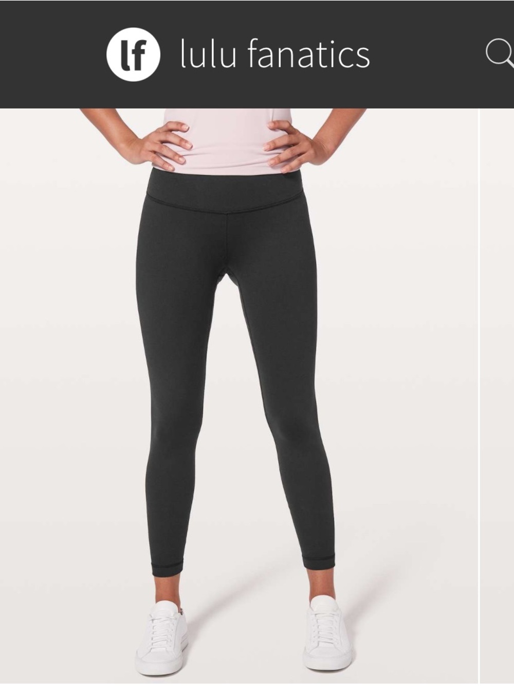 lululemon athletica Charcoal High-Rise Leggings